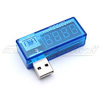 USB тестер напряжения и тока (вольтметр, амперметр), угловой