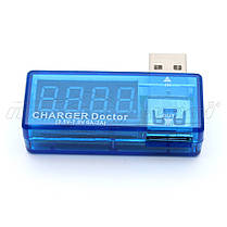 USB тестер напруги та струму (вольтметр, амперметр), кутовий, фото 4