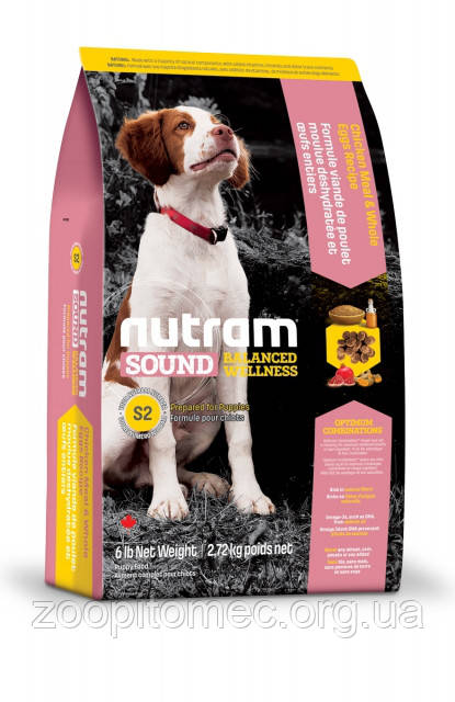 Корм NUTRAM (Нутрам) Sound Balanced Wellness Puppy холистик для щенков с курицей