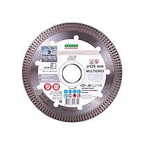 Круг алмазний відрізний Distar 1A1R 125x1,4x10x22,23 Multigres, фото 3