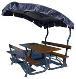 Столи для пікніка, альтанки.