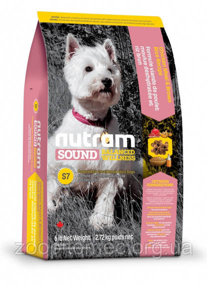 Корм NUTRAM (Нутрам) Sound Balanced Wellness Small Breed Adult Dog холистик для щенков мелких пород