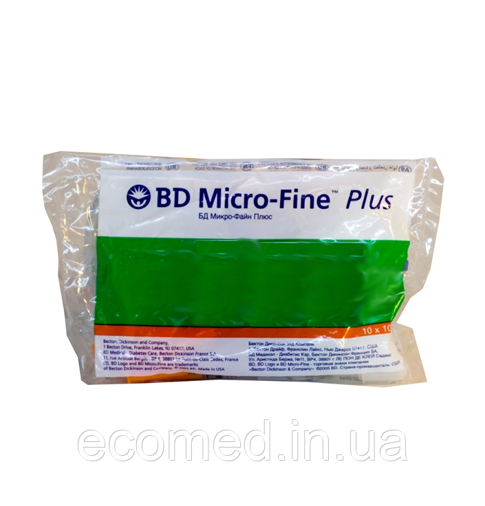 Шприц інсуліновий стер. 1мл.,U-100, голка 29G BD, фото 1