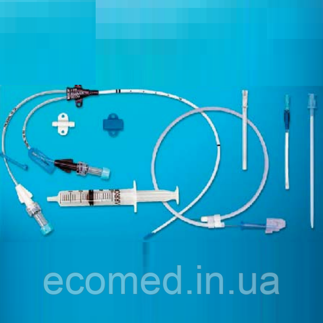 Набір для катетеризації,катетер 5Fr.x13см, двуканальний, фото 1