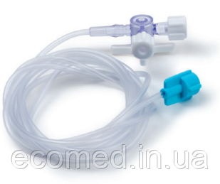 Подовжувачі iнфузiйних помп з трьохходовим краником тип конектора Luer-Lock Балтон (Balton), фото 1
