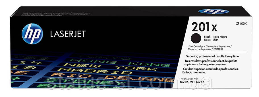 Заправка картриджа HP 201X Black CF400X до принтера Color LJ Pro M277dw, M277n, M252dw, M274n, M252n, фото 1