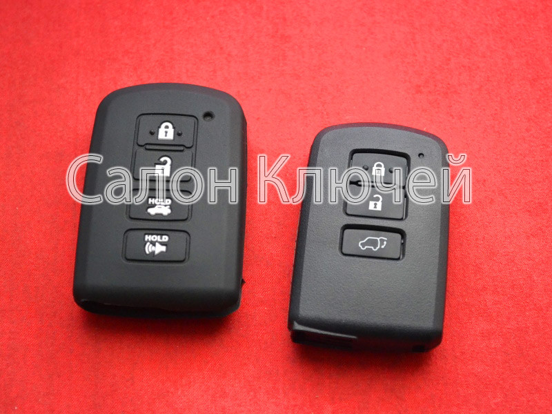 Чохол силіконовий для смарт ключа Toyota - фото 1 - id-p698256767
