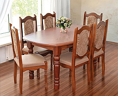 Розкладний дерев'яний стіл Київ 2 (різні кольори)