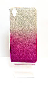 Силіконовий чохол Ombre на Sony X фіолетового кольору