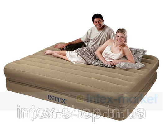 Надувне ліжко Intex 66754 (2-in-1 Bed) 152х203х23см, фото 2
