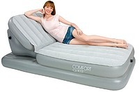 Односпальне надувне ліжко BestWay 67386 з регульованою спинкою 104 х 211 х 81 см