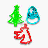 3D-форми для пряників — Вирубка "Два Сердечка", фото 2