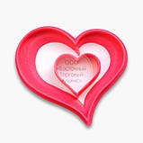 3D-форми для пряників — Вирубка "Два Сердечка", фото 9