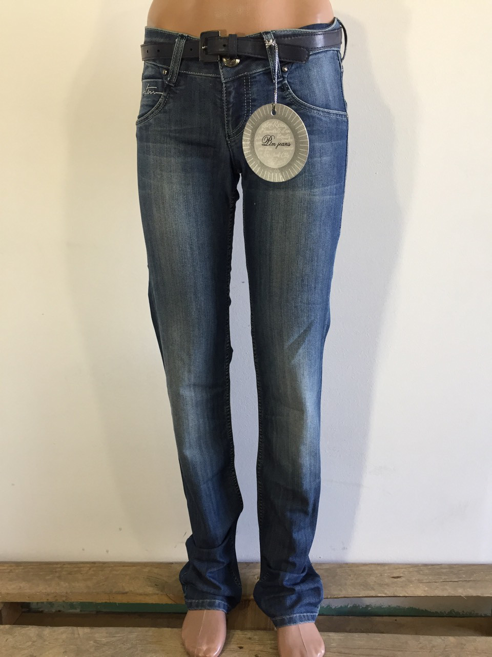 Джинси жіночі 012635 сині 25, 26