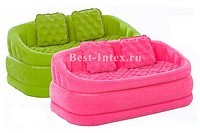 Надувний диван Intex 68573 Зелений Cafe Loveseat 