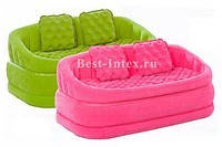 Надувной диван Intex 68573 Розовый Cafe Loveseat