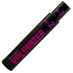 Туш для Вій Чорна Volumizer 2 в 1, Пензель Ворсовий Веретеном, Косметика для Очей