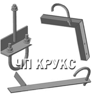 Узлы и детали крепления газопроводов