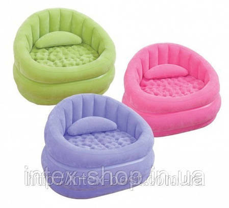 Надувні крісла Intex 68563 (Зелений), фото 2