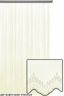 Тюль Баунті, колір бежевий