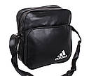 Спортивна сумка зі штучної шкіри sport303576 чорна, фото 2