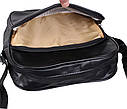 Спортивна сумка зі штучної шкіри sport303585 чорна, фото 5