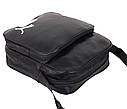 Спортивна сумка зі штучної шкіри sport303592 чорна, фото 5