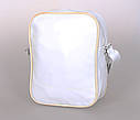 Спортивна сумка зі штучної шкіри sport303627 біла, фото 3