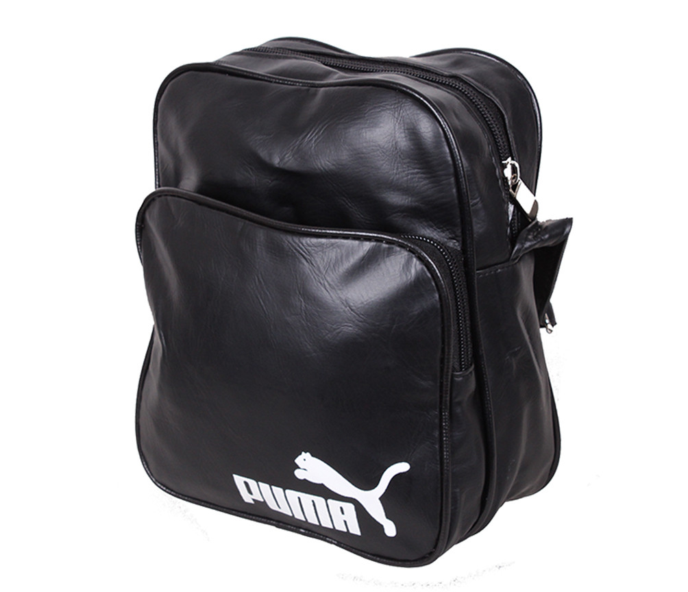 Спортивна сумка зі штучної шкіри sport303635 чорна