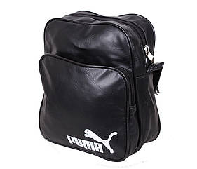 Спортивна сумка зі штучної шкіри sport303635 чорна