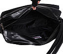 Спортивна сумка зі штучної шкіри sport303102 чорна, фото 9