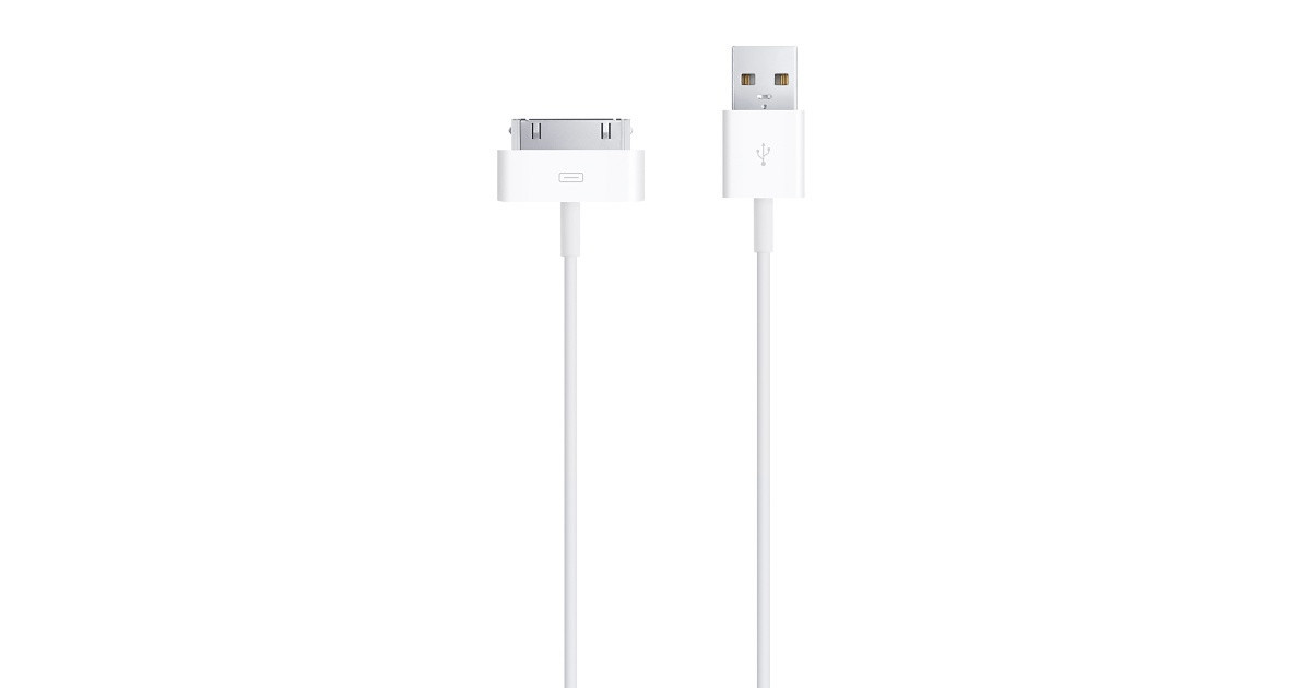 Кабель Apple 30-pin to Usb Cable MA591 for iPhone 4/4S NO Retail Box Oem