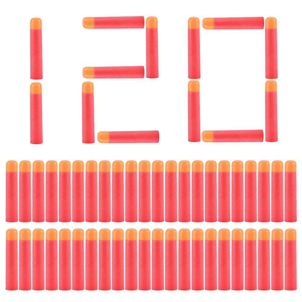 Набір зі 120 стріл (м'які кулі) для іграшкової зброї Nerf Mega (Мега), фото 1