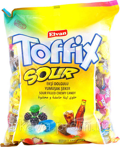 Жувальні цукерки Toffix Sour, 1000 гр, фото 2