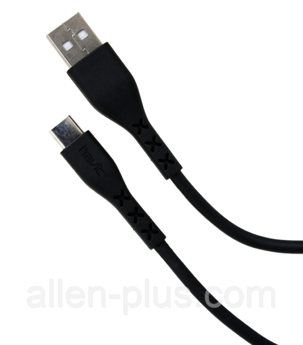 Кабель для передачі даних смартфона (smart phone data cable) H68 USB TO USB TypeC, black