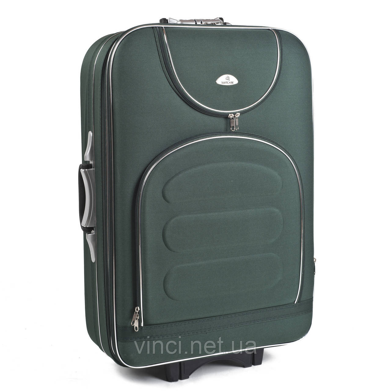 Чемодан дорожній Suitcase 801 великий зелений, фото 1
