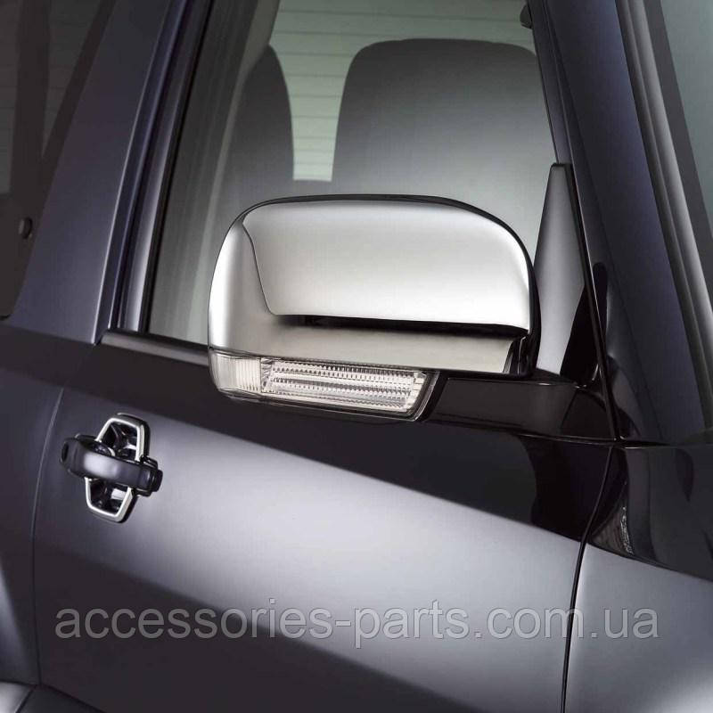 Накладки на дзеркала Хром Mitsubishi Pajero 4 Нові Оригінальні , фото 1