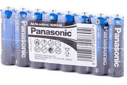 Батарейка АА Panasonic General Purpose R6 Tray 8 ZINK-CARBON R06 паковання з 8 штук