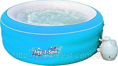 Аеромасажний міні басейн СПА Lay-Z-Spa Bestway 54100 (206х71 см) колір блакитний