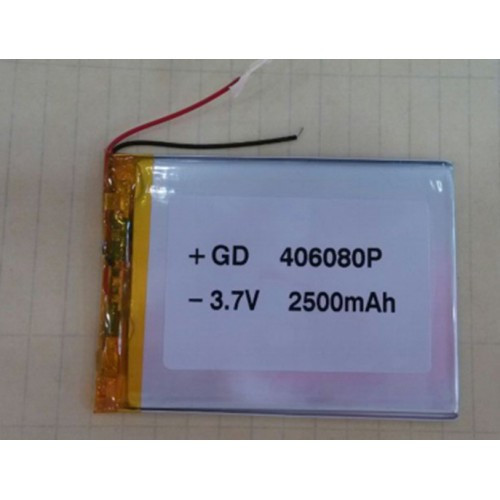 Батарея літій-полімерна 4*60*80 2500mAh універсальний акумулятор