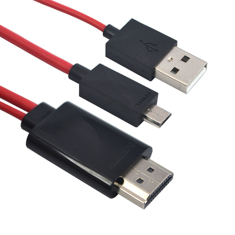 Кабель MHL microUSB — HDMI, фото 1