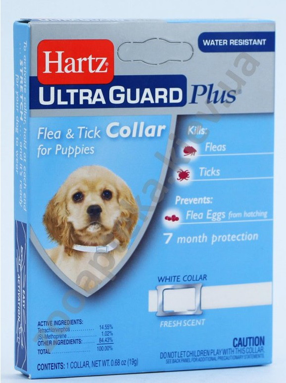 Купити Нашийник Hartz Ultra Guard Plus для цуценят від бліх, кліщів та ...