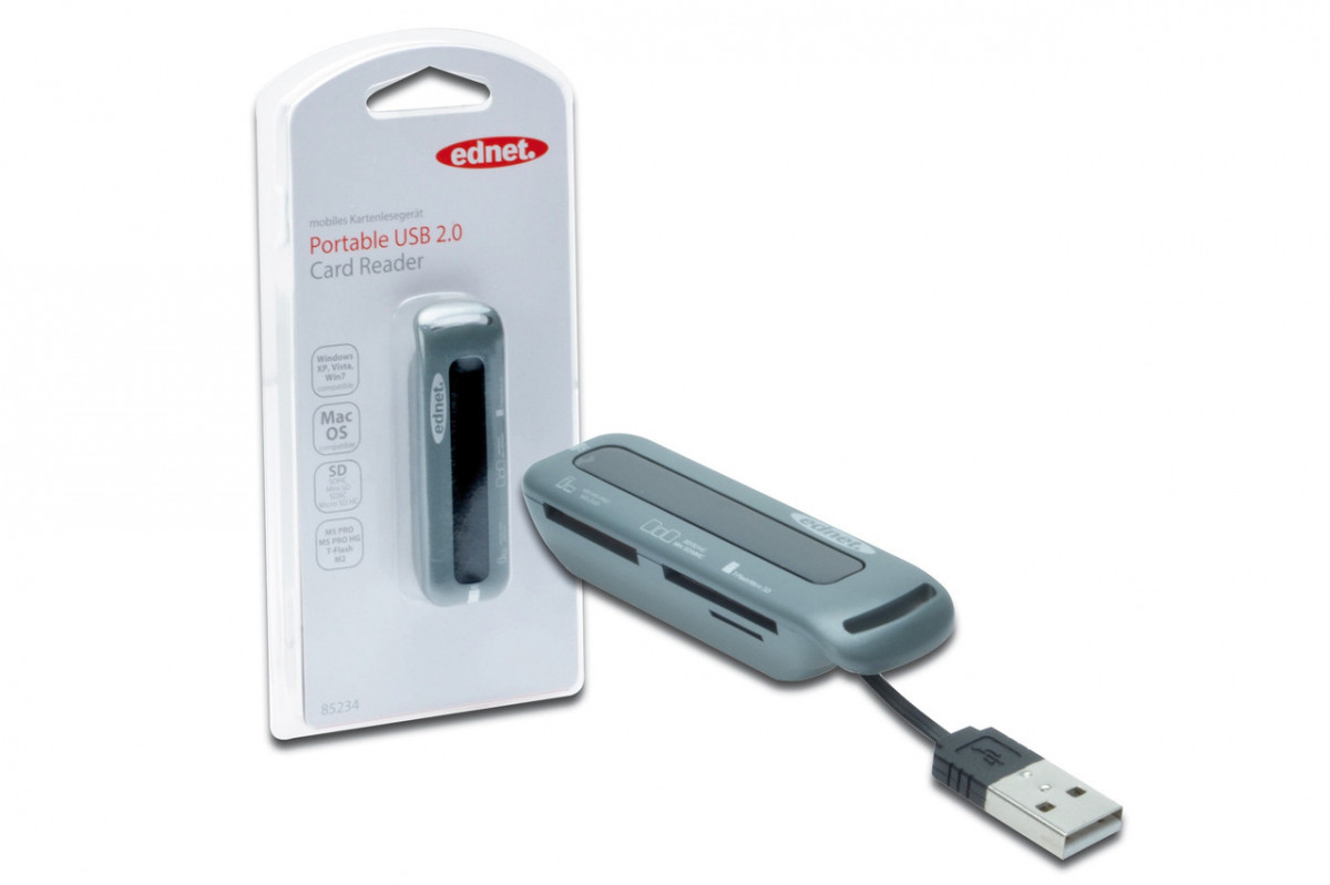 Кардридер універсальний Usb 2.0 CR 05 зчитувач карт пам'яті, фото 1