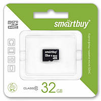 Карта памяти micro SDHC Smartbuy 32GB Class 10 (без адаптера)