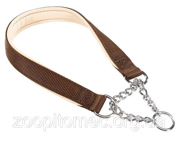DAYTONA CSS20/55 BROWN нашийник з металевим ланцюжком для собак Ferplast, фото 1