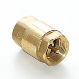 Клапан зворотний кульовий латунний різьбовий GENEBRE тип 3121 Ду15 Ру25, фото 3