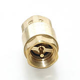 Клапан зворотний кульовий латунний різьбовий GENEBRE тип 3121 Ду15 Ру25, фото 4