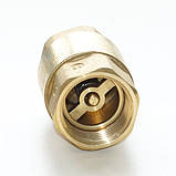 Клапан зворотний кульовий латунний різьбовий GENEBRE тип 3121 Ду15 Ру25, фото 9