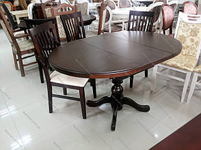 Круглий кухонний стіл К-3 GOOD WOOD Руськополянський Меблевий Комбінат Явір, фото 2