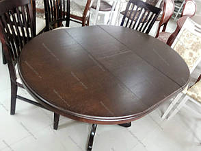 Круглий кухонний стіл К-3 GOOD WOOD Руськополянський Меблевий Комбінат Явір, фото 3